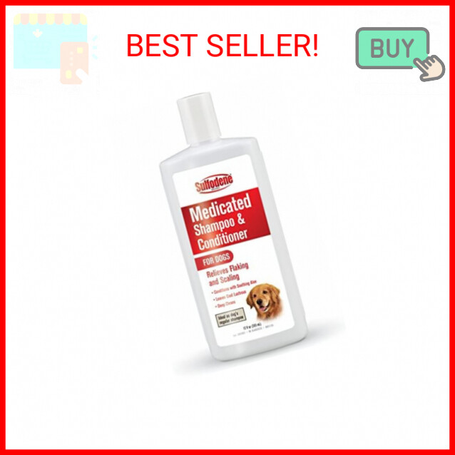 Sulfodene Medicated Shampoo & Conditioner for Dogs 12oz,White