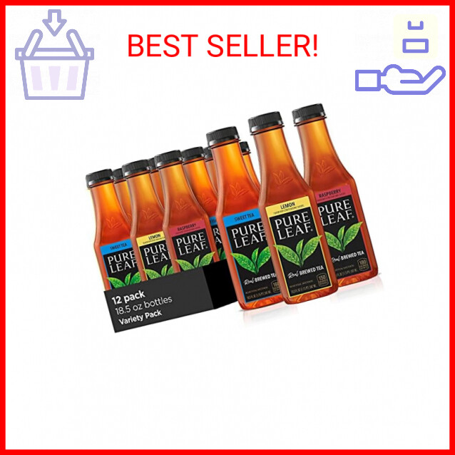 Pure Leaf Iced Tea, Sweetened Variety Pack, 18.5 fl oz. bott