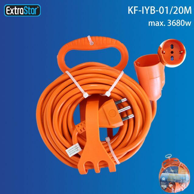 Cavo Prolunga Elettrica Presa Schuko 20 Metri Esterno Giardino Linq