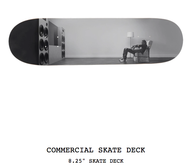 Cactus Jack Commercial Skateboard Deck Travis Scott Playstation 5 PS5 Brand New