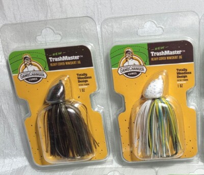 2 TrashMaster GameChanger Weedless Design Fishing Lure Jigs 1oz - Random Colors