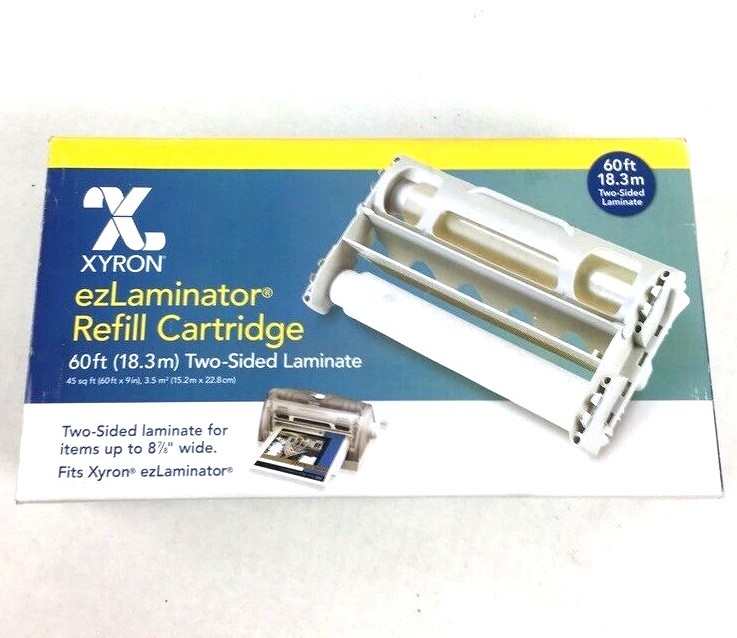 Xyron ezLaminator Refill Cartridge 60ft Two Sided Laminate Sealed Bag