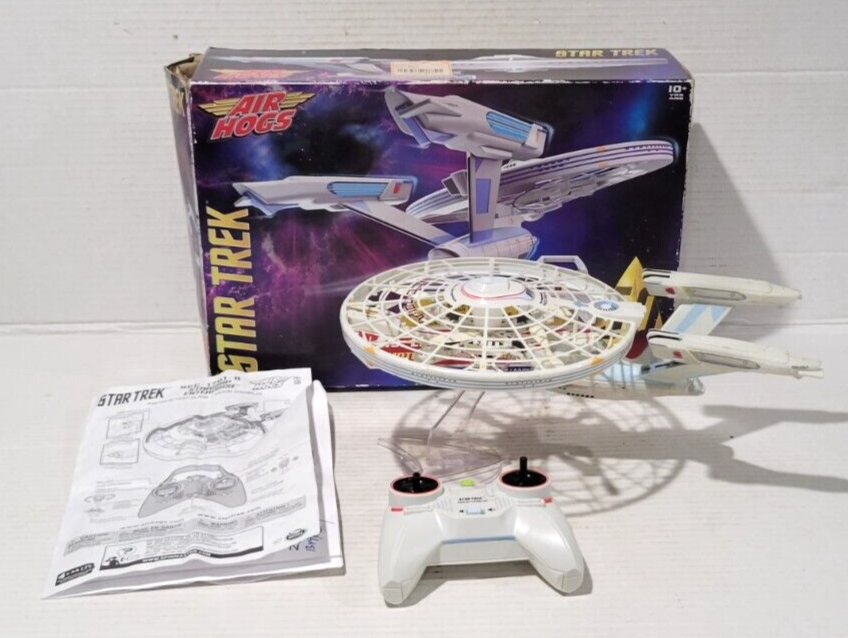 Air Hogs, Star Trek U.S.S. Enterprise NCC-1701-A Remote Control Drone FOR PARTS