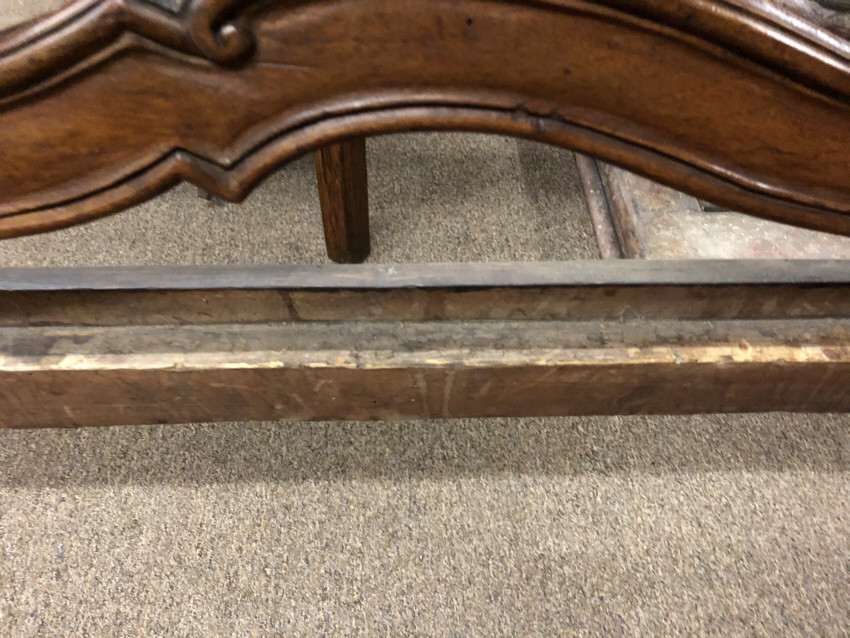 Gorgeous period Italian solid walnut sofa couch canape Louis XV style c1750 ORIG