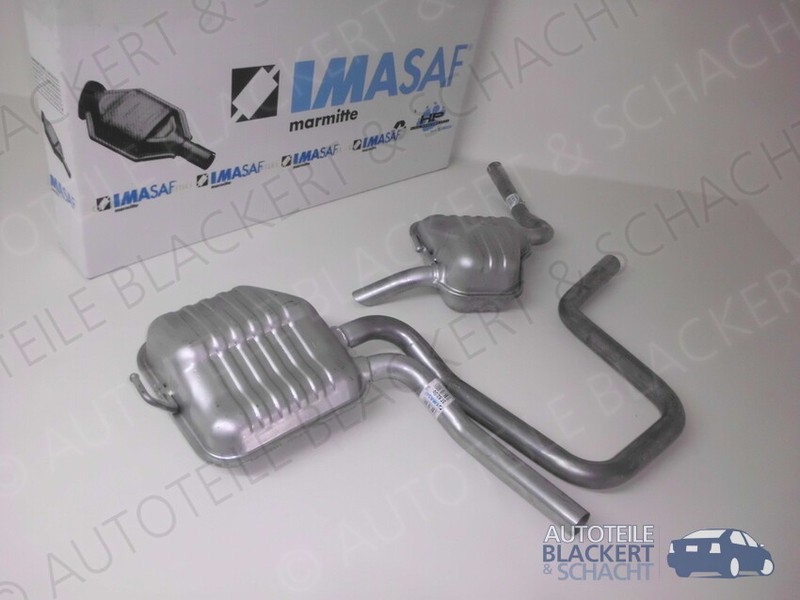 Imasaf Auspuffset FÃ¼R Ford Mondeo 2.0 I 16 V 1993-1996| Mitteltopf + Endtopf