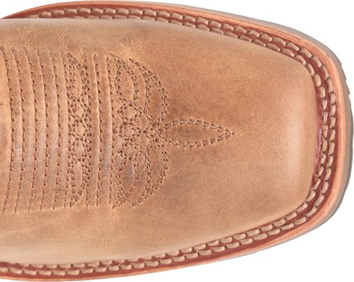 Pre-owned Double-h Boots Men's 11” Covada Wide Square Toe Ice™ Stockman Western Boot Tan - In Medium Bro