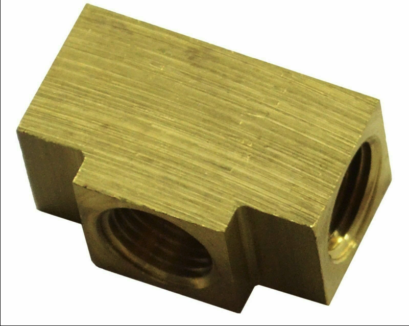 Brass Brake Line Coupler & Tee Block Kit for 3/16" & 1/4" Tubing SAE