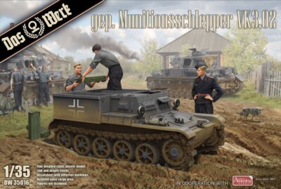 Das Werk 1/35 Gepanzerter Munitionsschlepper VK3.02 Model Kit