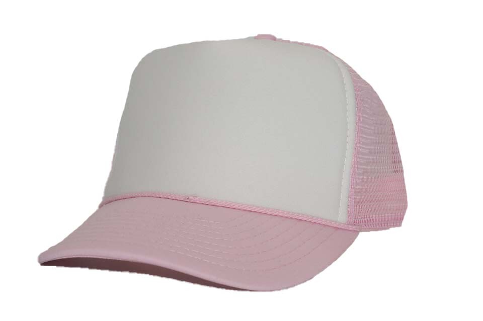 Trucker Hat Foam Mesh Baseball Cap Adjustable Snapback Solid Plain Men Hats