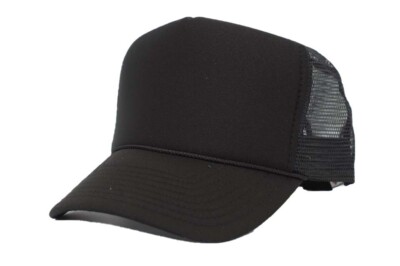 Trucker Hat Foam Mesh Baseball Cap Adjustable Snapback Solid Plain Men Hats