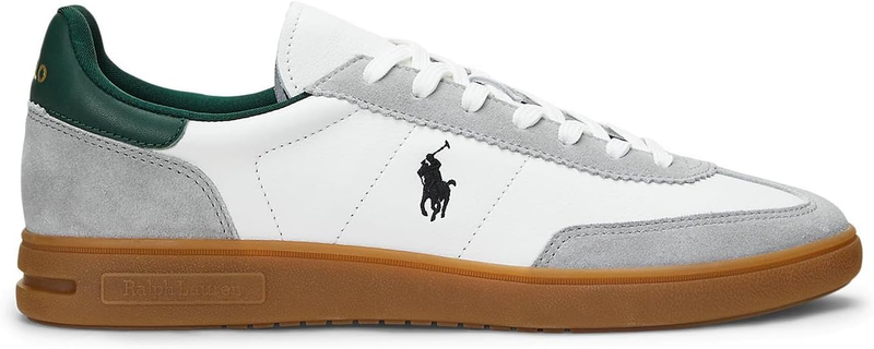 Polo Ralph Lauren Mens Bedford Leather-Suede Sneaker