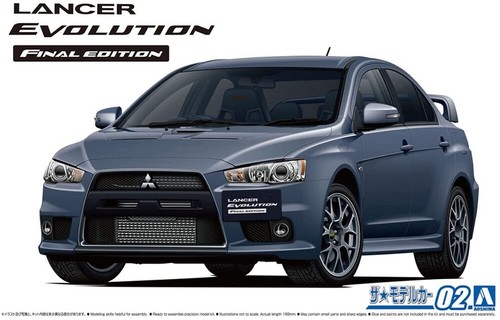 Aoshima 1/24 Scale The Model Car(2)Kit Mitsubishi Lancer