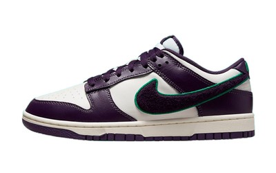 

Мужские кроссовки Nike Dunk Low Retro Chenille Swoosh Sail/Grand Purple (DQ7683 100)
