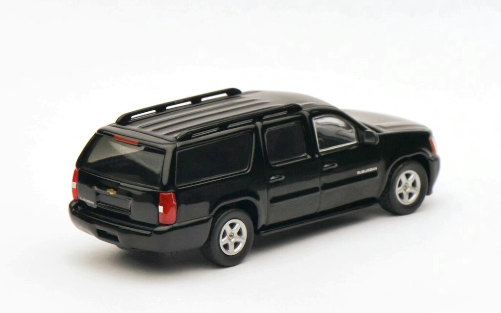 1:64 596Model Black Suburban Full Size SUV Model Diecast 1:64 596Model Black Suburban Full Size SUV Model Diecast