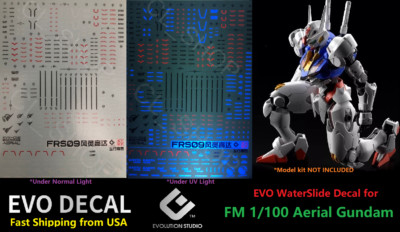 EVO UV Waterslide Decal - For 1/100 FM Aerial, Witch from The Mercury - US