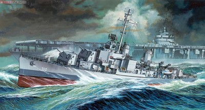 DRAGON 1029 1/350 U.S.S. Gearing Destroyer DD-710 1945