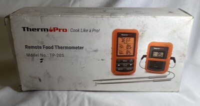 ThermPro Remote Food Meat Thermometer TP-20S Grilling BBQ. Open Box