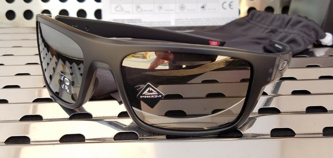 New Oakley DROP POINT 9367-0860 Sunglasses Matte Black w New Oakley DROP POINT 9367-0860 Sunglasses Matte Black w