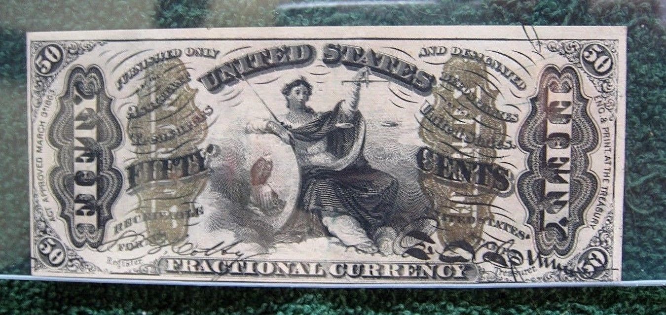 Fr#1358  Third Issue  50cent  3rd Issue PCGS 63PPQ...Low start Price !!!!!