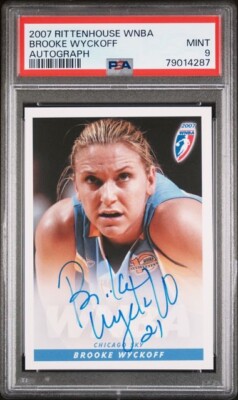 2007 Rittenhouse WNBA Autograph Brooke Wyckoff PSA 9 Florida State Seminoles