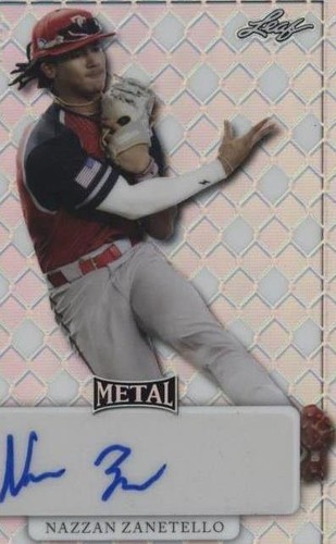 2022 Leaf Perfect Game All-American Classic - Nazzan Zanetello #MA-NZ1