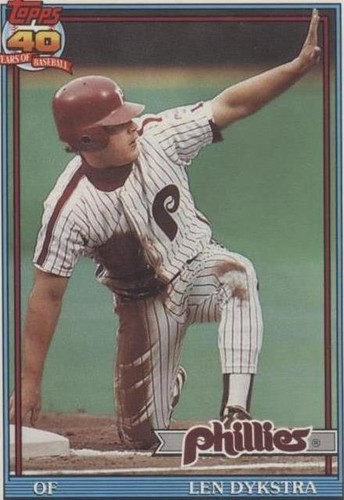 1991 O-Pee-Chee - Lenny Dykstra #345