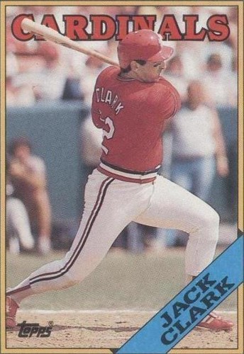 ウェア CLARK37 1988 Topps #397 Jack Clark | eBay