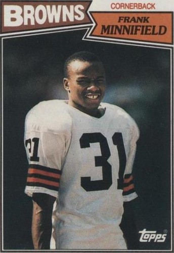 1987 Topps Frank Minnifield #92