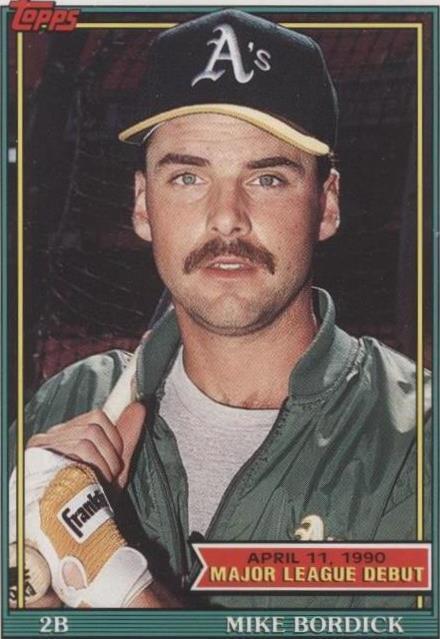 1990-91 Topps дебют Высшей лиги 1990 - Майк Бордик #19