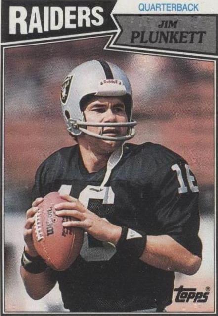 1987 Topps Jim Plunkett #214