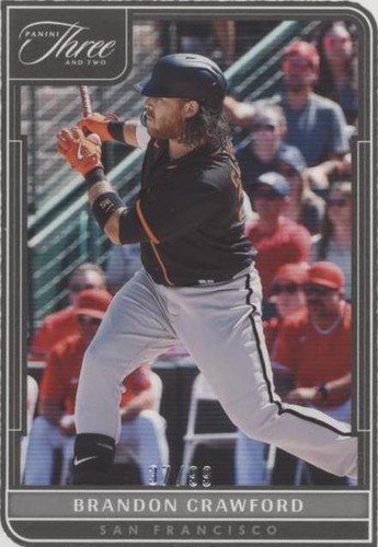 2022 Panini Three and Two - Brandon Crawford #99