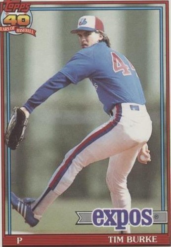 1991 O-Pee-Chee - Tim Burke #715