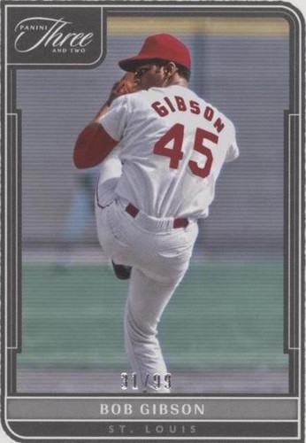 2022 Panini Three and Two - Bob Gibson #2