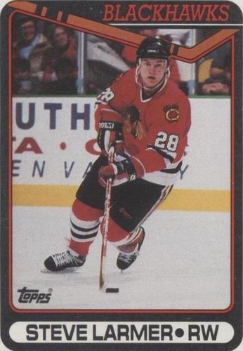 1990-91 Topps - Steve Larmer #56