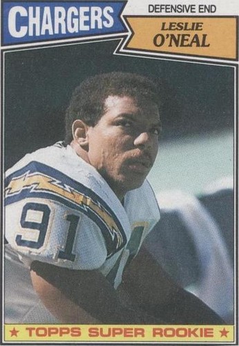 1987 Topps Leslie O'Neal #347
