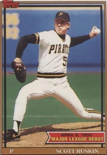 1990 Topps Major League Debut Card #085-Scott Leius