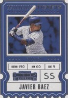 2020 Panini Contenders - Javier Báez #WT-8