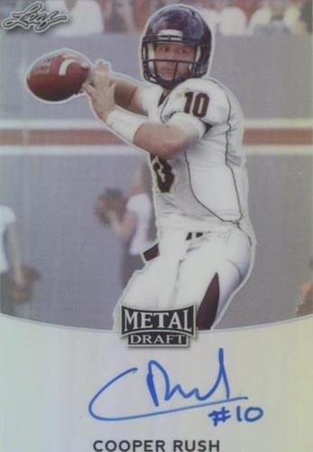 2017 Leaf Metal Draft Cooper Rush #BA-CR2