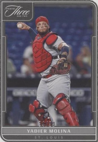 2022 Panini Three and Two - Yadier Molina #75