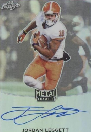 2017 Leaf Metal Draft Jordan Leggett #BA-JL1
