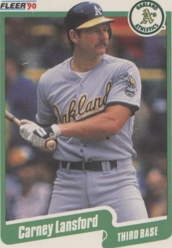 1990 Fleer - Carney Lansford #14