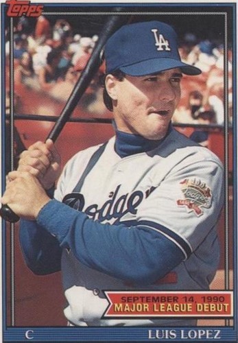 1990-91 Topps Major League Debut 1990 - Luis Lopez #91