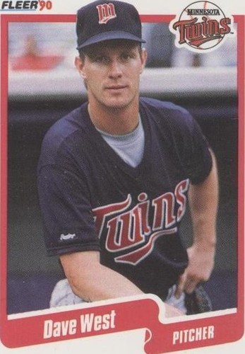 1990 Fleer - David West #388