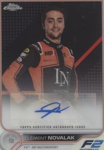 2022 Topps Chrome Formula 1 - Clement Novalak #CAC-CN