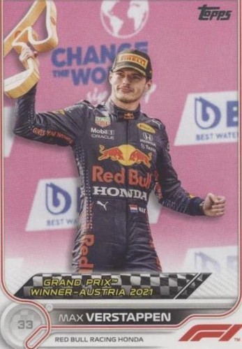 Rare Max Verstappen PSA 10 Topps Formula 1 #152 Perfect Card
