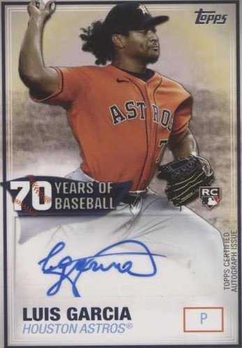 2021 Topps - Luis Garcia #70YA-LG