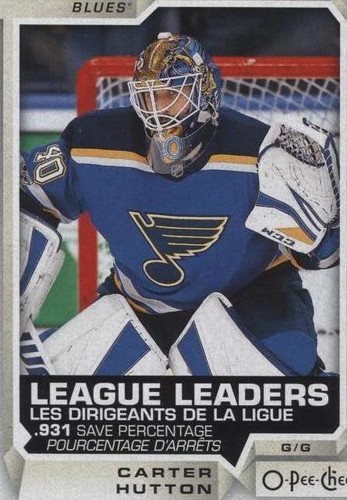 2018-19 O-Pee-Chee - Carter Hutton #596