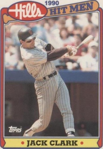 1990 Topps Hills Hit Men - Jack Clark #18