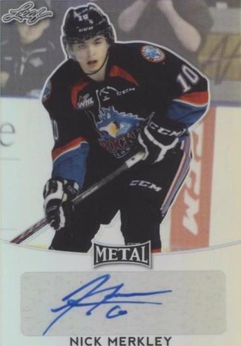 2016-17 Leaf Metal - Nick Merkley #BA-NM1