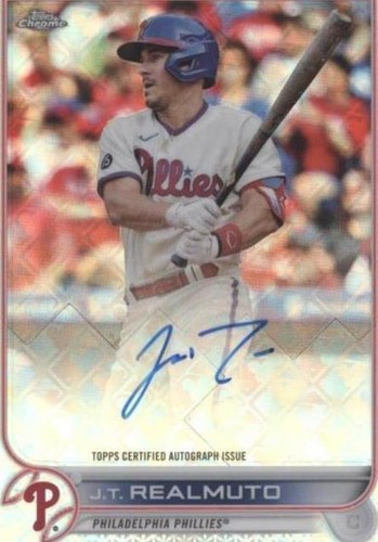 2022 Topps Chrome Logofractor Edition - J.T. Realmuto #CA-JR